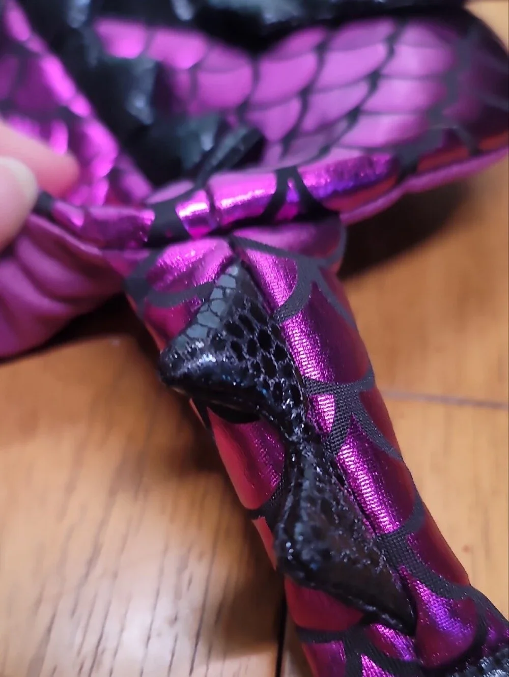 Shiny Purple & Black Dragon Dog/Cat Costume